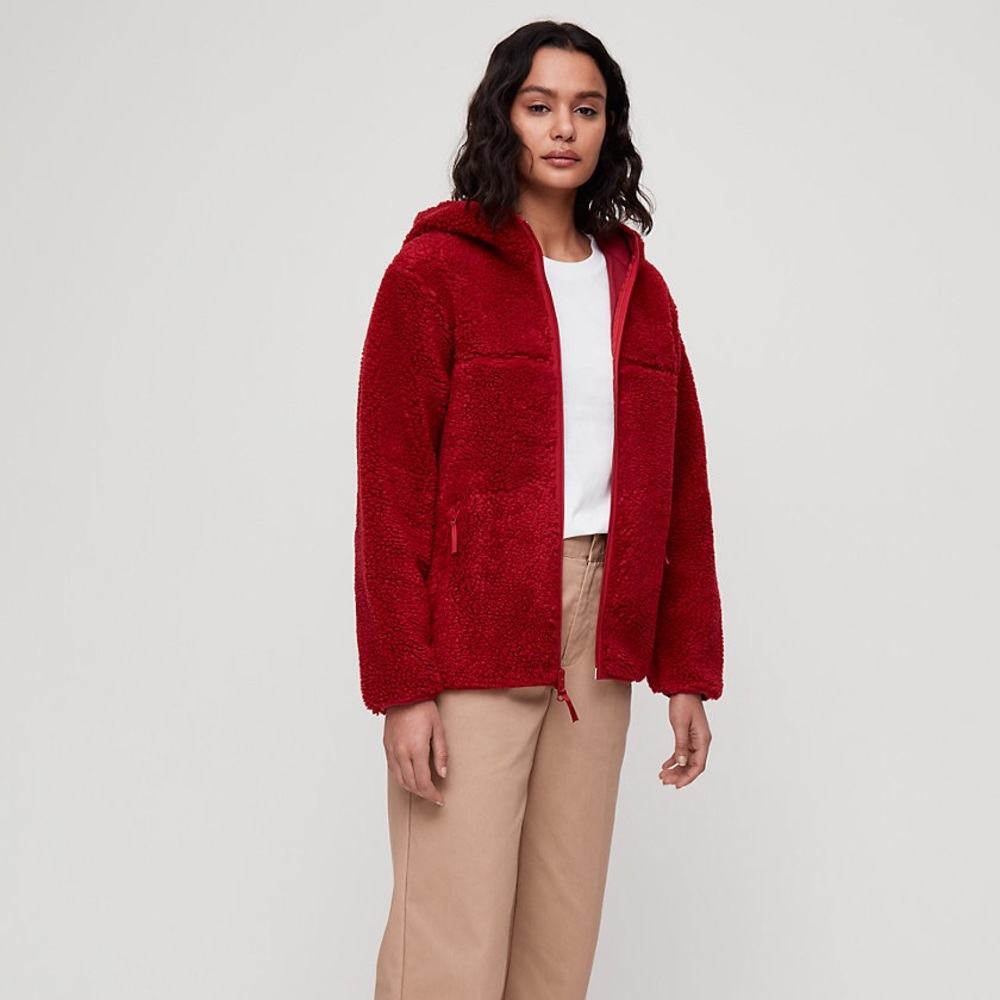 Aritzia TNA Sherpa Fleece Hoodie
